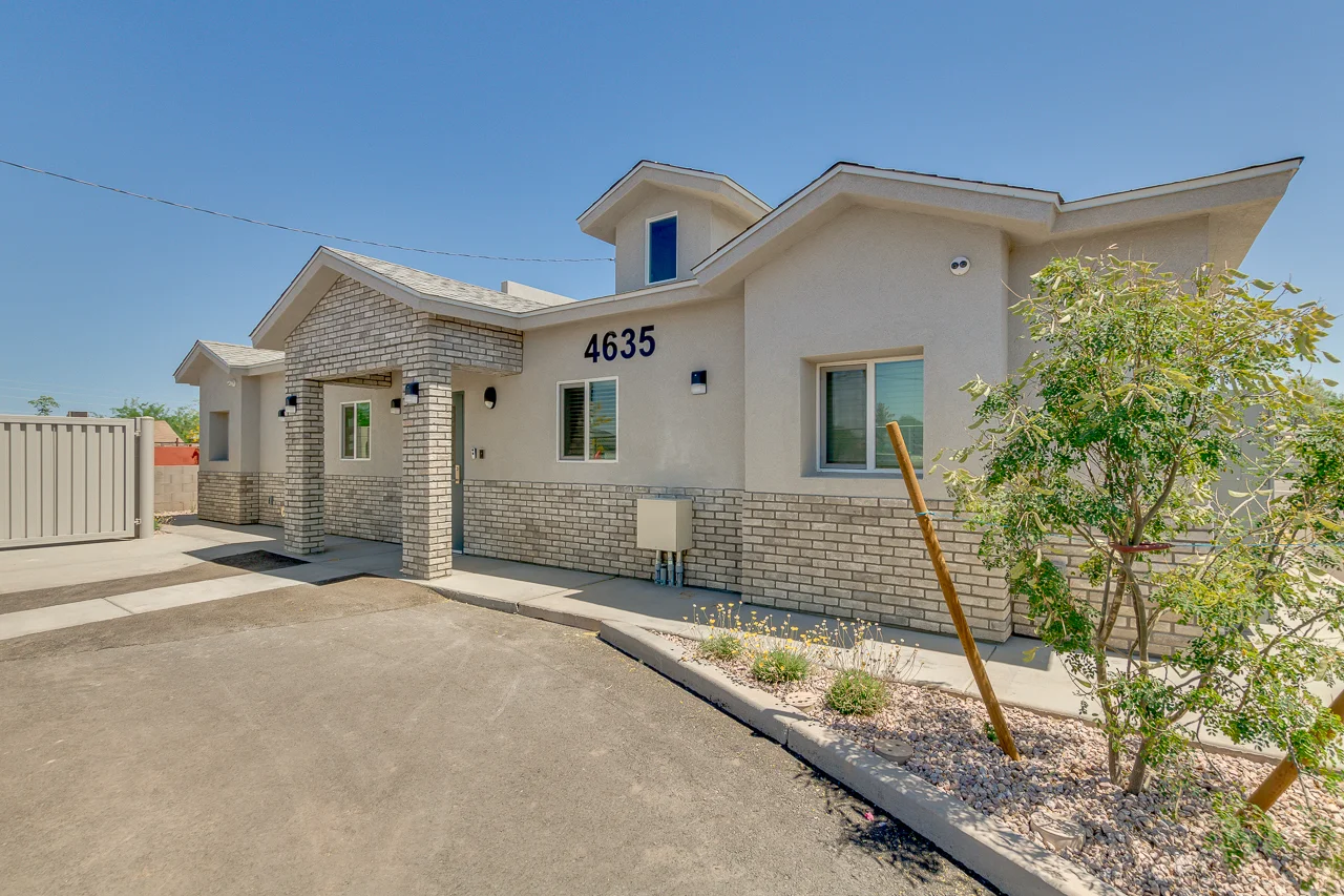 Exterior of Trinity’s behavioral health residential facility